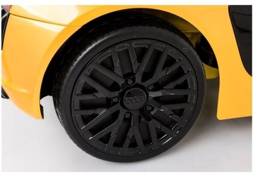 Автомобиль на аккумуляторе Audi R8 Spyder Yellow Electric Car для детей