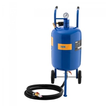 Мобильный сифонный пескоструйный аппарат с регулировкой давления 60-125 psi, 40 л