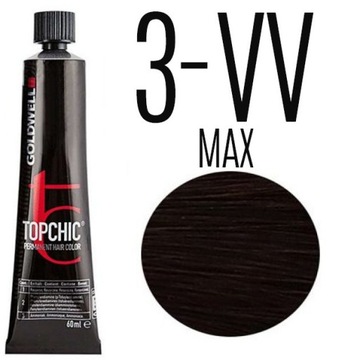 Goldwell TOPCHIC 60ml Farba do włosów 3-VV MAX
