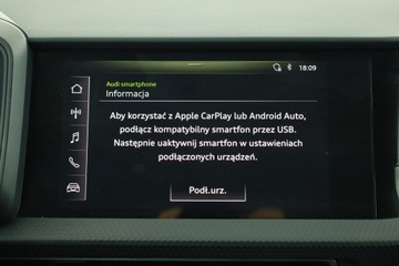 Audi A1 II 1.0 30 TFSI 116KM 2020 Audi A1 30 TFSI, Salon Polska, Serwis ASO, zdjęcie 11