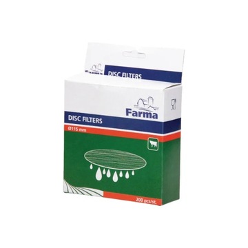 FILTRY DO MLEKA CEDZIDŁA KRĄŻKOWE FARMA 115MM 601002FA