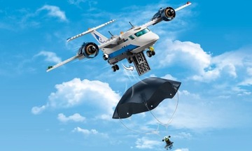 LEGO CITY 60210 База воздушной полиции Самолет Мотоцикл Парашют