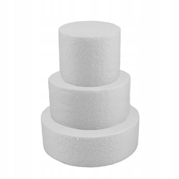 6 sztuk Styropian tort weselny
