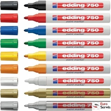EDDING 750 OIL MARKER GREEN водостойкий, 2 шт.