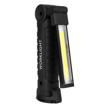LATARKA AKUMULATOROWA LED Lampa warsztatowa hak magnes
