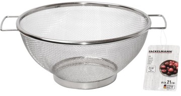 Durszlak Cedzak Sitko Miska 21 cm Fackelmann