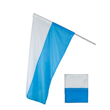 FLAGA biało-niebieska . Maryjna .