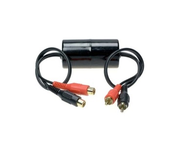 Moduł filtr szumów radia samochodowy 2x RCA stereo