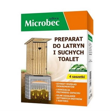 Bros proszek do latryn i suchych toalet 4x30g