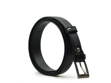 Pasek skórzany KMG-18 Czarny 110