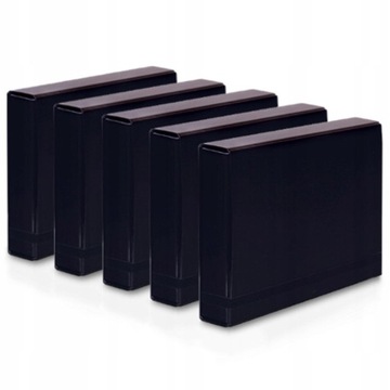 5x Teczka z Gumką A4 Vaupe BOX Twarda Gruba 50mm