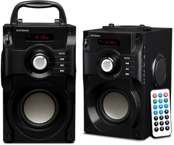 GŁOŚNIK OVERMAX BLUETOOTH BOOMBOX RADIO FM SD USB