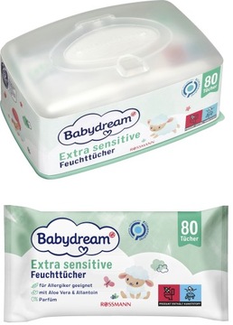 BABYDREAM CHUSTECZKI 80 SZT + PUDEŁKO PLASTIKOWE
