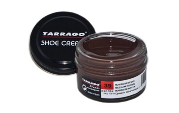 Krem na bazie wosku do butów - TARRAGO Shoe Cream 50ml 39 ŚREDNI BRĄZ