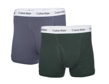 CALVIN KLEIN 2 PACK BOKSERKI COTTON CLASSIC S