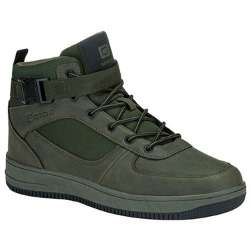 Buty męskie sneakersy za kostkę T317 khaki 42