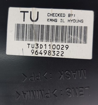PŘÍSTROJOVÁ DESKA DAEWOO REZZO TACUMA 2.0 16V 96498322 EURO