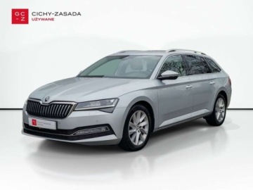 Skoda Superb III Kombi Facelifting 2.0 TDI SCR 150KM 2019 Skoda Superb Matrix Faktura VATDSGKESSYSalon PL el. fotele grzana kanapa