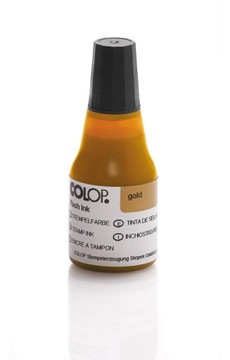 Złoty tusz do pieczątek flashowych Colop Eos 25 ml