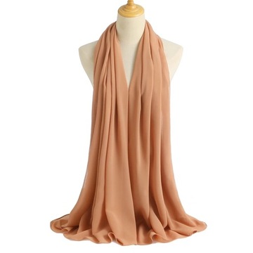 Chiffon Scarf Women Turban Muslim Hijab Foulard