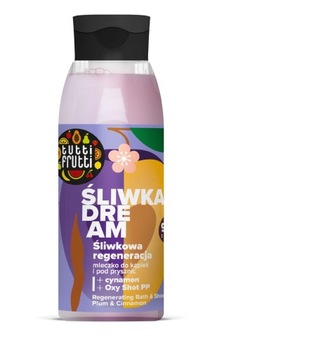Farmona Tutti Frutti Śliwka Dream 400 ml mleczko do kąpieli i pod prysznicb