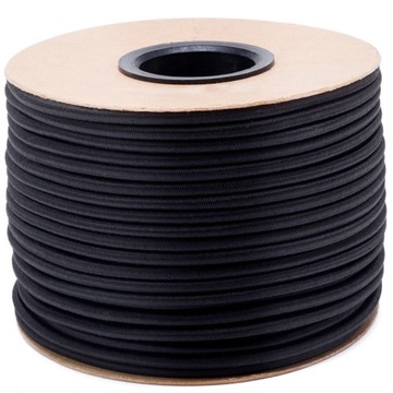 LINA ELASTYCZNA GUMOWA LINKA EKSPANDOR DO PLANDEK BANERÓW GUMA 6mm 10m