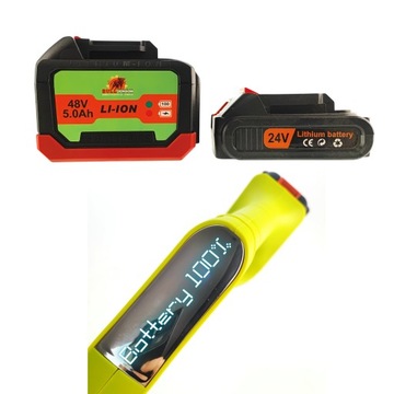 ŁOPATA ODŚNIEŻARKA ELEKTRYCZNA AKUMULATOROWA DO ŚNIEGU 2×AKU 48V 5.0AH