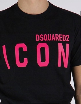 -60% DSQUARED2 ICON S79GC0068 oryginalna koszulka t-shirt L