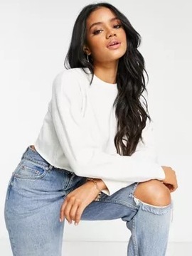 MISSGUIDED BLUZA DAMSKA KLASYCZNA ECRU 32 RNP