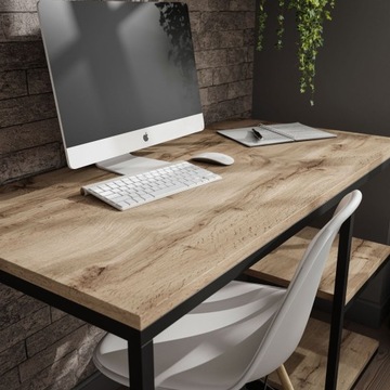 Письменный стол МОДЕРН с полками из дуба Вотан