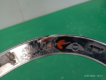 ХРОМИРОВАННЫЕ ФОНАРЫ КАПОТА ПЕРЕДНИЕ ПРАВЫЕ MINI F55 F56 7300632