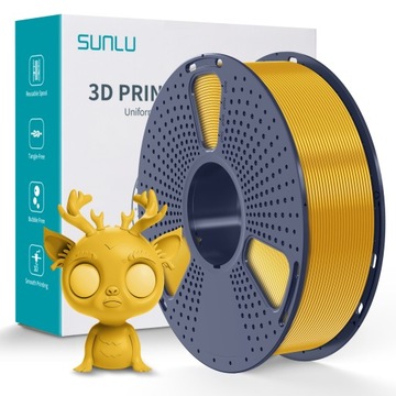 SUNLU PLA+ 1.75mm 1kg Light Gold / Jasnozłoty