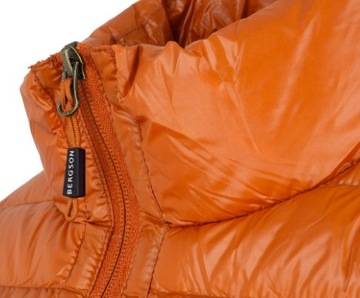 Męska kurtka puchowa BERGSON SOLVORN XL pomarańczowy