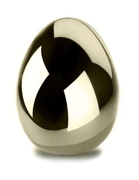 Jajko złote glamour wielkanocne figurka 10 cm
