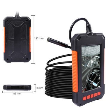 ЭНДОСКОПНАЯ ИНСПЕКЦИОННАЯ КАМЕРА 10M 8LED IP67 1080P HD + КРЮК
