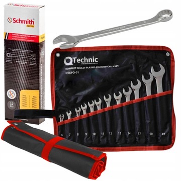 НАБОР КЛЮЧЕЙ НАКИДНЫХ SCHMITH 6-22 мм 12 шт.