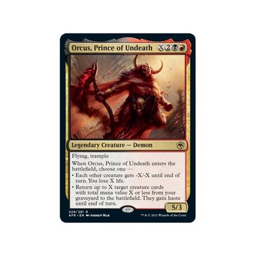 MTG Orcus, Prince of Undeath (Rare)