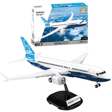 COBI 26608 BOEING 737-8 KLOCKI SAMOLOT 340 EL.