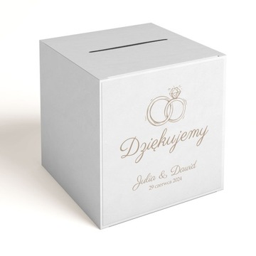 Классическая коробка-конверт с персонализацией.