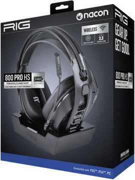 NACON RIG PS5 Słuchawki bezprzewodowe RIG800PROHS