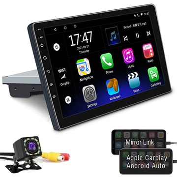 RADIO SAMOCHODOWE 1DIN 10''ANDROID GPS KAMERA 2/32