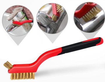 ЩЕТКА ИЗ СТАЛЬНОЙ ПРОВОЛОКИ 4-РЯДНАЯ ЩЕТКА ИЗ СТАЛЬНОЙ ПРОВОЛОКИ КРАСКА ПО МЕТАЛЛУ РЖАВЧИКИ