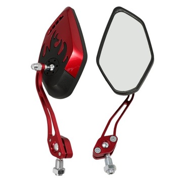 Электрическое алюминиевое автомобильное зеркало для мотоцикла