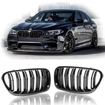 GRILL NERKI BMW 5 M5 F10 09-17 PIANO BLACK