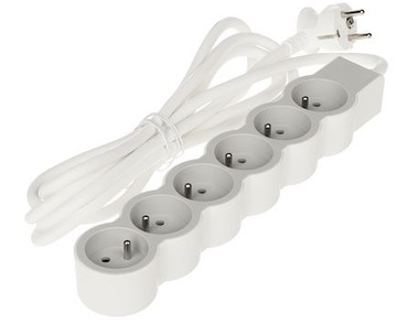 LISTWA ZASILAJĄCA LE-049494 (6 GNIAZD) 3 m LEGRAND