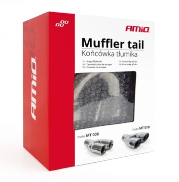 ВЫХЛОПНЫЙ НАКОНЕЧНИК ДВОЙНОЙ ОВАЛЬНЫЙ ДИФФУЗОР 2x85