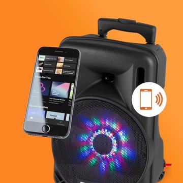 МОБИЛЬНАЯ колонка для вечеринок FENTON 10 дюймов 450 Вт BT USB-микрофон