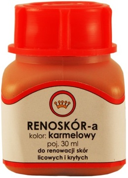 Farba do skóry Renoskór karmelowa 30 ml
