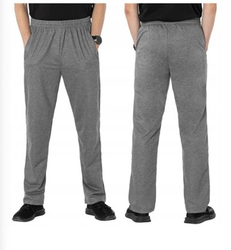 Spodnie Dresowe Męskie Dresy Sportowe 46357-01 7XL