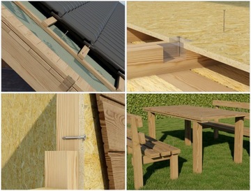 WKRĘTY CIESIELSKIE 4x70 TORX ŁEB STOŻKOWY OCYNK ZŁOTY 200sztuk